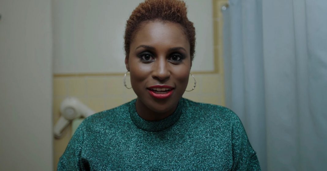 Issa Rae está atrapada en un estacionamiento infinito con buenas personas, películas de cosas malas
