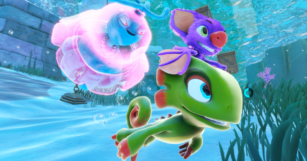 Fecha de lanzamiento de Yooka-Replaylee establecida para juego de plataformas remasterizado
